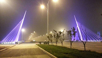 恒之光助力打造河北沧州桥梁亮化工程